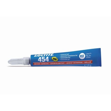 Adhesivo instantÁneo uso general gel loctite 454-20gr