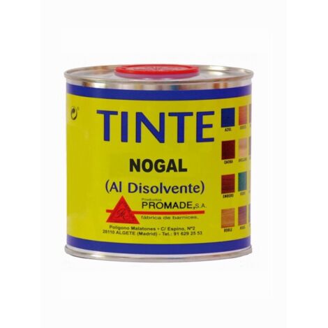 Tinte al disolvente 375 ml nogal atin163 promade