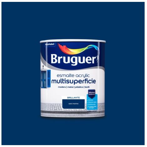 Esmalte acril bri. 750 ml az/mar int/ext s/olor bruguer (1/5)