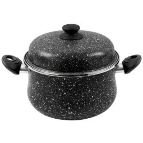 Olla coc tapa esmalte 32cm antiadherente bicapa todas cocina (1/4)