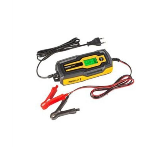 Cargador bateria inteligente 70w 4a 120ah powx4203 powerplus