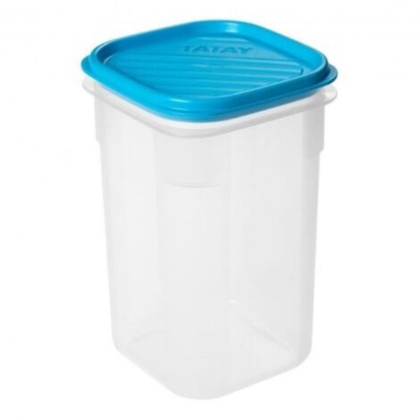 HERMETICO CUADRADO AZUL - 1 L (1/2)