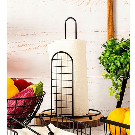 Portarrollo coc 18x18x31cm met ebano quid