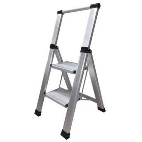 Escalera dom tijera 0,68mt 3 peldaños anch alu homelux