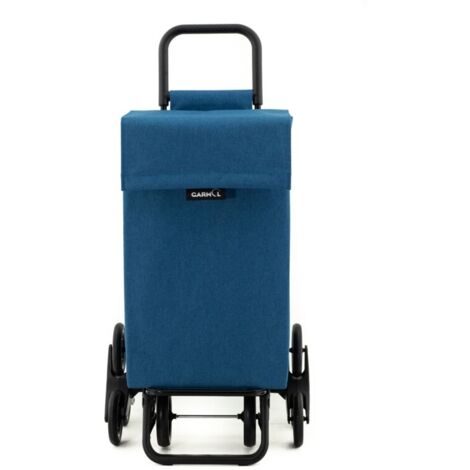 Carro compra 6+2 ruedas 55lt b/trasero az garmol