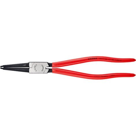 KNIPEX 44 11 J4 Alicate para arandelas para arandelas interiores en taladros recubiertos de plástico Negro atramentado 320 mm
