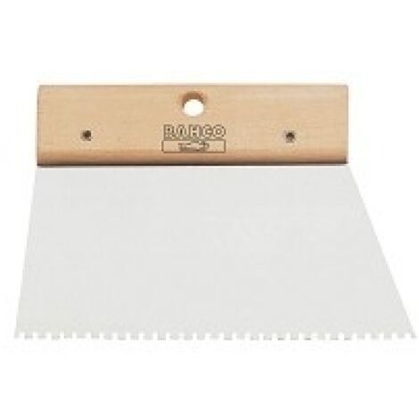 Espatula pintor dentada encolar 130mmx120mm m/mad bahco