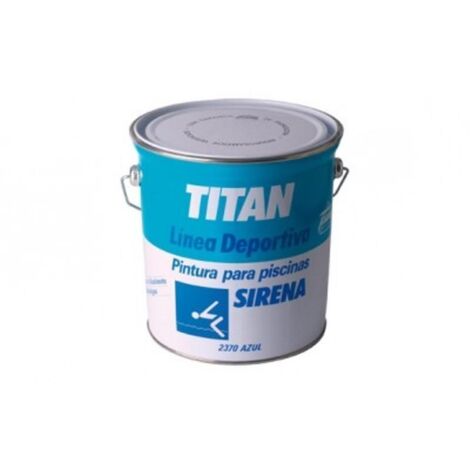 Pintura piscina Sirena al disolvente Titan 4 Lt