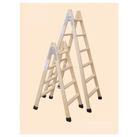 Escalera ind tijera 1,00mt 4 peldaños dob mad climent (1/6)