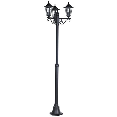 Farol jard 3 focos e-27 3x60w alu ne orlando luxform (1/3)