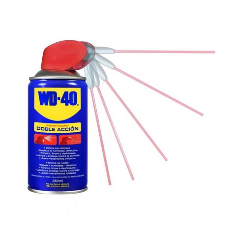 WD-40 Spray Lubricante Multusos Doble Acción 250ml