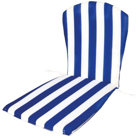 Cojin silla monob. r/alto 45x90x3cm bl/az teplas