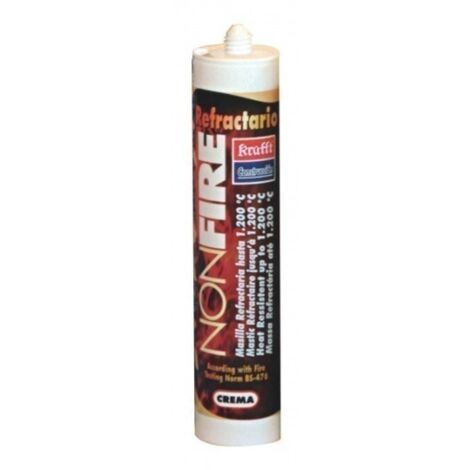 Masilla refr. a/tem 310 ml crem 1200ºc int. non fire krafft