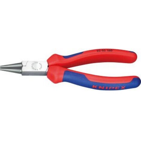 Alicate b/redonda corta 125mm negro m/bim 22 02 160 knipex
