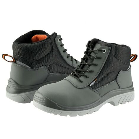 Bellota 72307GJS342-Bota de Seguridad Comp+ Nobuck S3 Gris de Hombre y Mujer, Botas Unisex Adulto, 42 EU