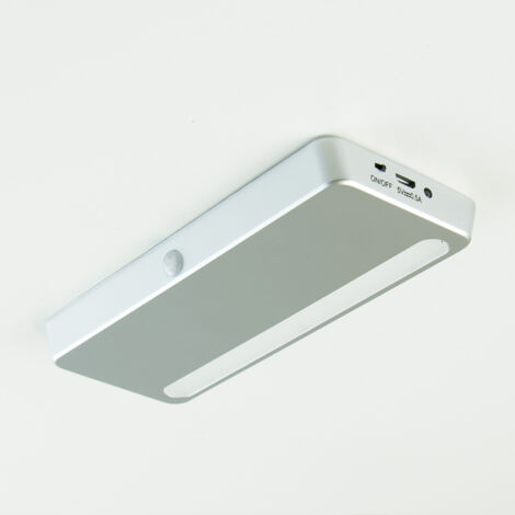 Emuca Luz LED recargable, sensor de movimiento, Luz blanca natural ...