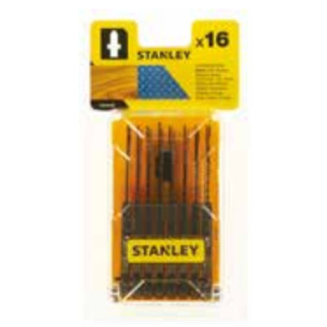 Hojas sierra de calar para madera y metal x5 HCS-HSS Stanley STA27030-XJ