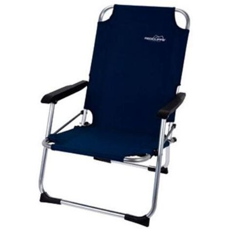 REDCLIFFS sillon fijo plegable bajo aluminio 77x53x61 cm azul