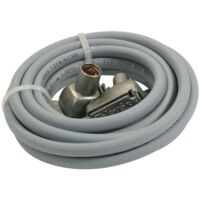 Cable tv coaxial acodado lte 2.5m