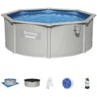 Piscina chapa 360x120cm cart bestway poliester/pvc hydrium o