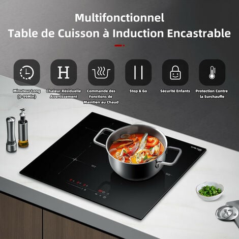 GASLAND Chef IH603BF-DE 60 cm Table de cuisson à induction