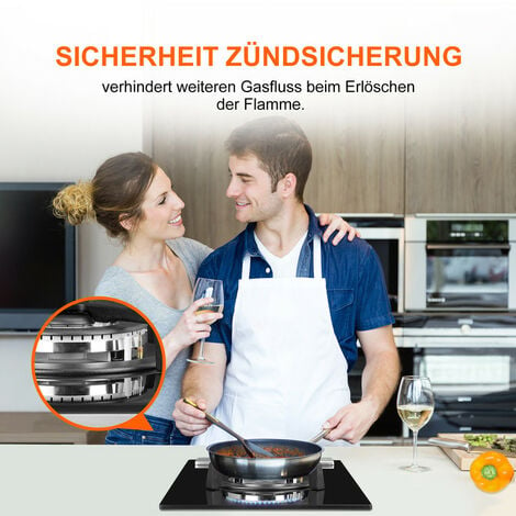 Gasland Chef Gh Bf Plaque De Cuisson Gaz Cm Encastr E Plaque Gaz Feux Encastrable