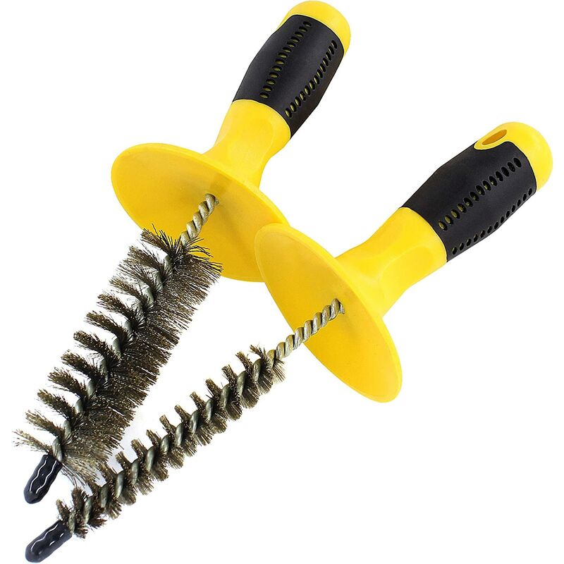 2PCS Stainless Steel Brush Small Wire Brushes For Metal Rust Cleaning-Tool,UK~