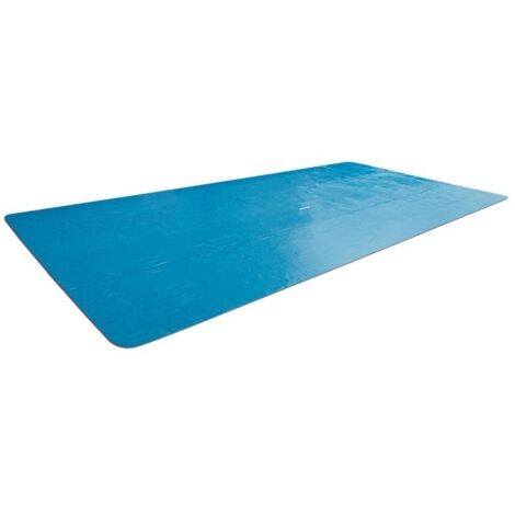 Intex – Bâche de piscine rectangulaire 488x244cm – Couverture à bulles isolante – Garde l'eau chaude – Sac de rangement inclus (1/10)