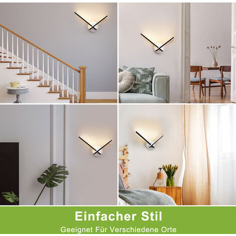 Moderne LED Wandleuchte Schwenkbar - 3 Farbtemperaturen, Aluminium, Mit Schalter