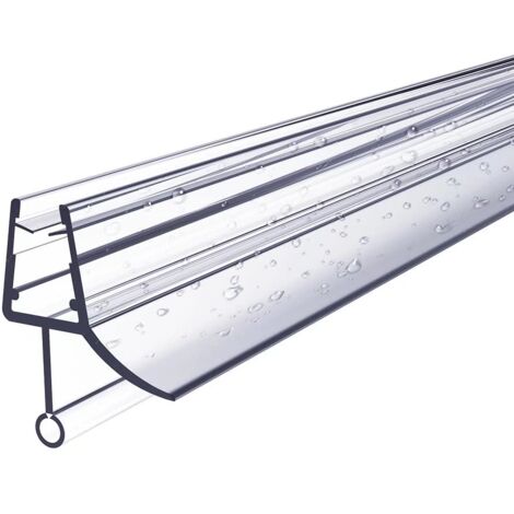 S'AFIELINA Ersatzdichtung Wasserabweiser Duschdichtung Schwallschutz Duschkabine Bad 4-6mm Glas 60cm 2 Stück