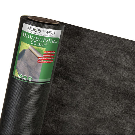 GARTENVLIES 50g/m² in 1,6m Breite (Meterware) Unkrautvlies für Nutzgarten