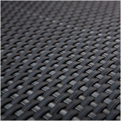 Balkonblende 0,9m Br. (Meterware) Sichtschutz aus PE-Rattan anthrazit