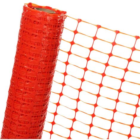 Absperrzaun 1,2m x 50m orange Bauzaun Warnzaun Zaun Baustellenzaun 120g/m²