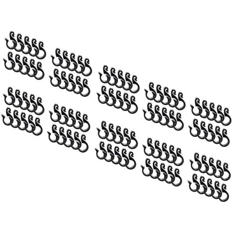 HaGa® Schlauchhaken Hängeclip für Tropfschlauch Schlauchclip Schlauchhalter 100 St