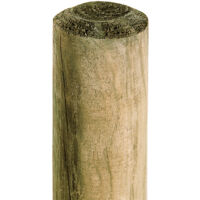 Holzpfahl 10 Stk. 5cm Stärke x 150cm Höhe KDI-grün Pfahl Baumpfahl für Gartenzaun