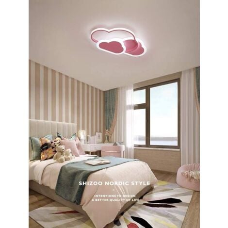 Pink bedroom store ceiling light