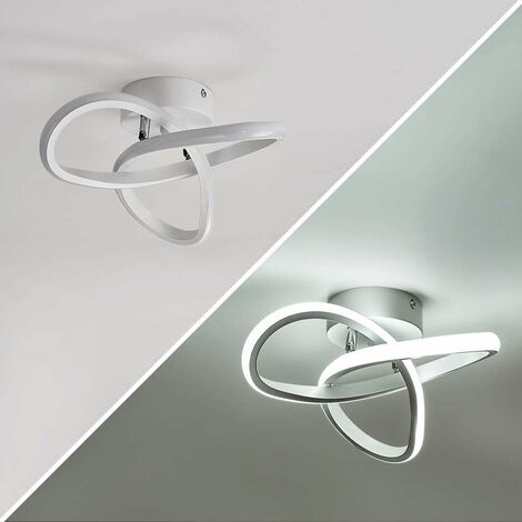 COMELY Modern LED Ceiling Light, 12W Aluminum and Acrylic Ceiling Lamp, Flower Shape Design LED Ceiling Light for Bedroom Kitchen Living Room Hallway Dining Room Balcony