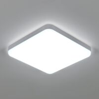 COMELY 32W 3600LM LED Ceiling Light, Waterproof IP54, Ceiling Light Fixture for Bathroom Kitchen Hallway Balcony 25cm - White Light 6500K