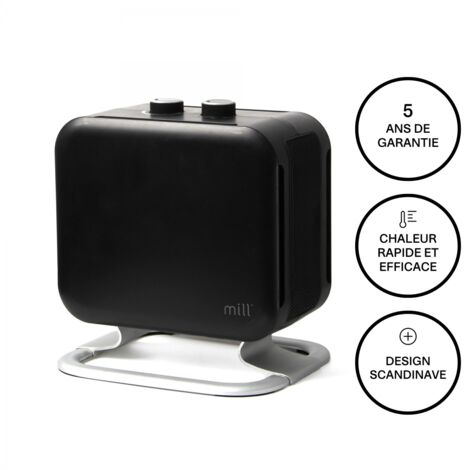 Radiateur soufflant Mill Compact 1800W Noir - Mill (1/5)