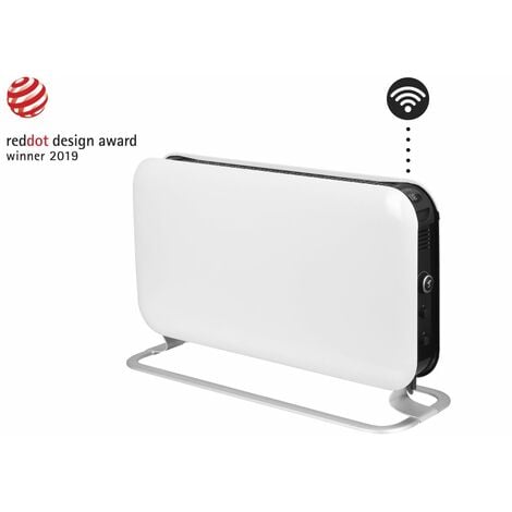 Radiateur bain d'huile électrique Mill Wifi 3ème génération 1500 W Blanc et  Noir
