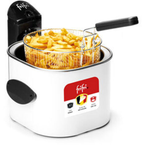 Friteuse électrique 1,5 kg F1528 – Réservoir 4L – Puissance 3200W – Manteau aluminium durable 10 ans – Frifri