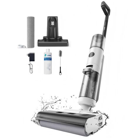 Jonr – Aspirateur laveur sans fil 9KPa – Autonomie 30 min – Double réservoir 1300ml – Nettoyage automatique des bords – Compatible sols durs
