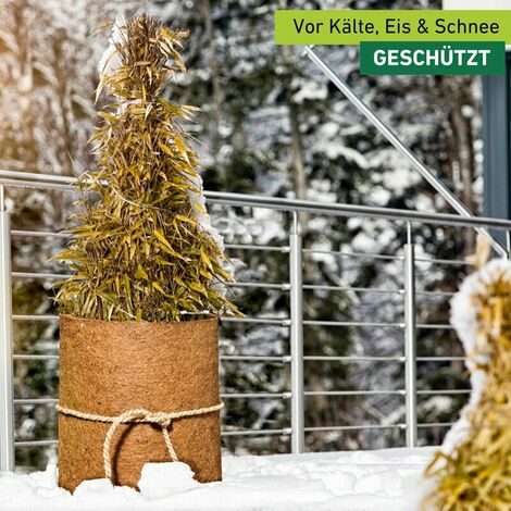 Kokos-Mulchscheibe 45cm Kokosmatte Winterschutz Frostschutz