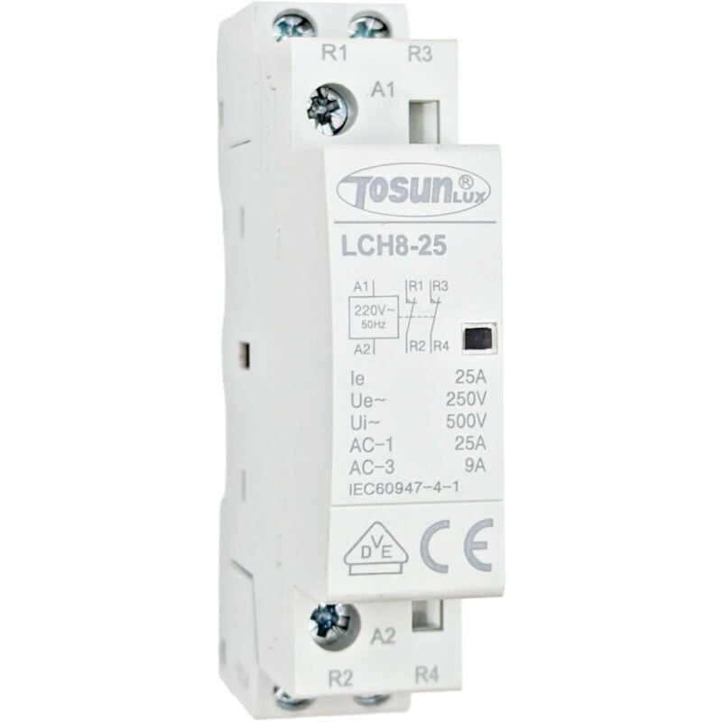 Contactor Modular NC 2P-25A-230V AC