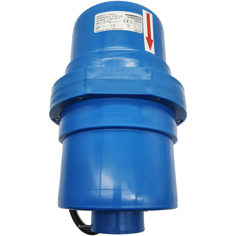 Bomba soplante de uso discontinuo para piscina 0,8kW 1CV - Agitador aire doble turbina