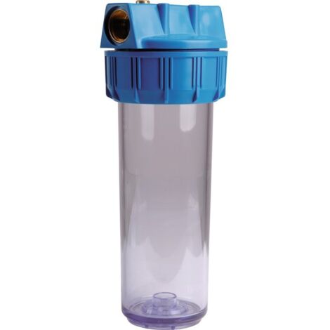 Apic – Filtre sous évier 100 % alimentaire – Raccordement 3/4'' FF avec insert laiton – Cuve transparente en SAN – Protection circuits d'eau (1/4)