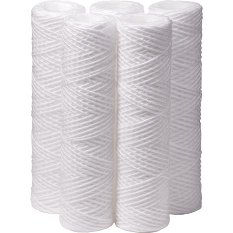 Pack eco 5 Cartouches Filtrantes bobinées 9"3/4 - 25 microns