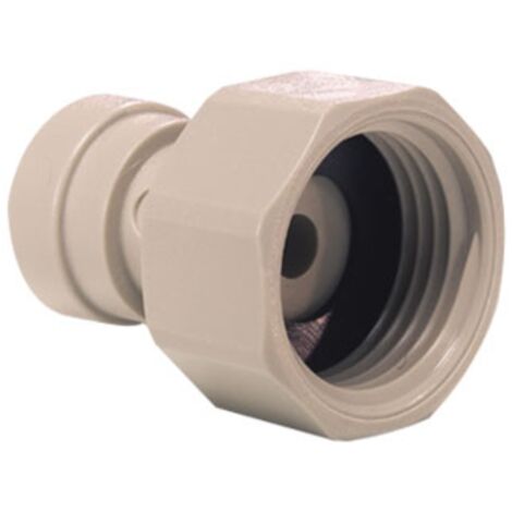 Adaptateur de robinet droit John Guest Instantané pour tube 1/4 pouce (1/2)
