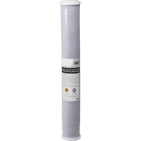 Cartouche charbon PFAS 20" : Filtration 0.5 microns pour polluants éternels et chlore (1/3)