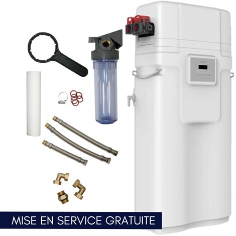 Adoucisseur extra plat Apic Hélios 15L avec Accessoires + Mise en Service Gratuite